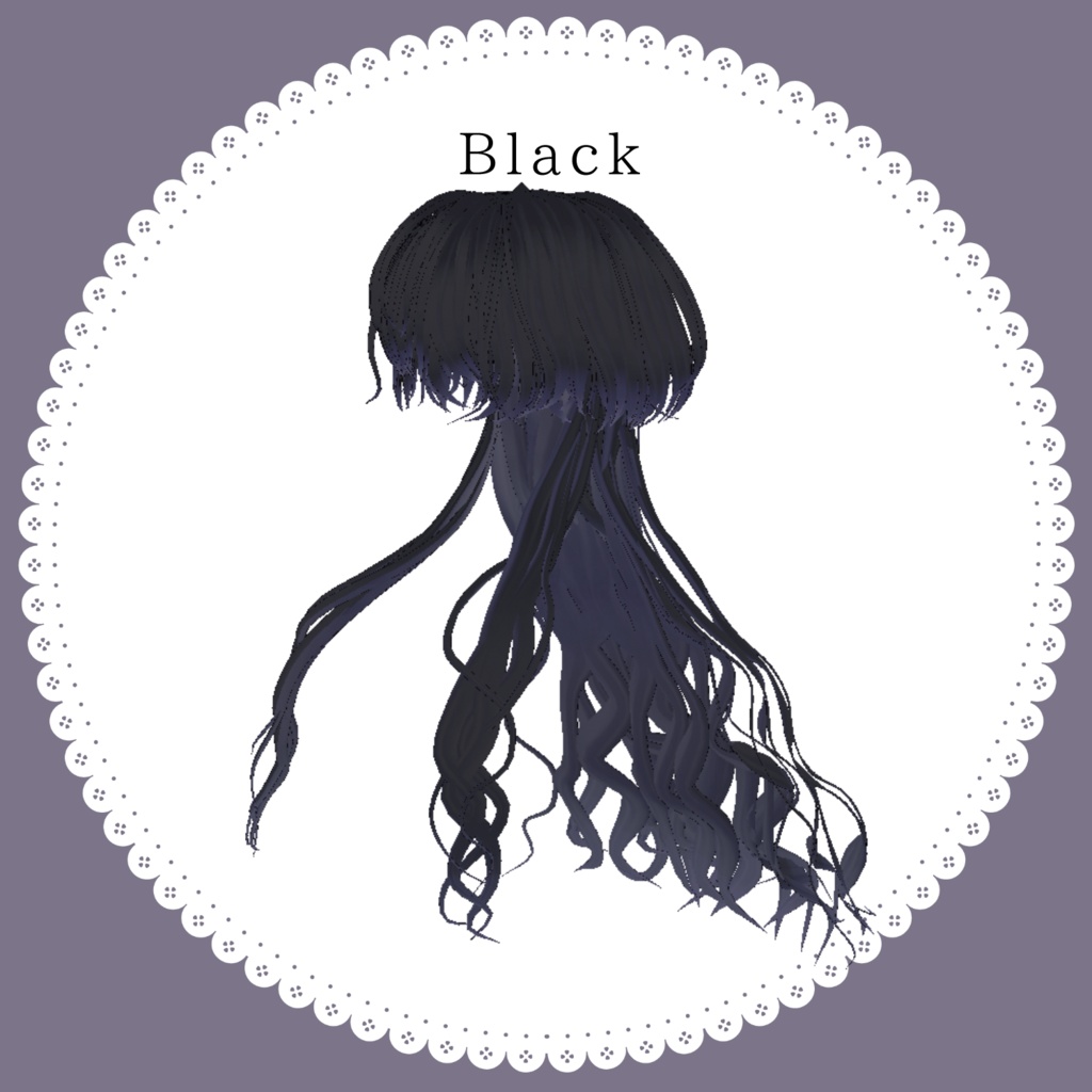 ロングウェーブウルフ【#Vroid】