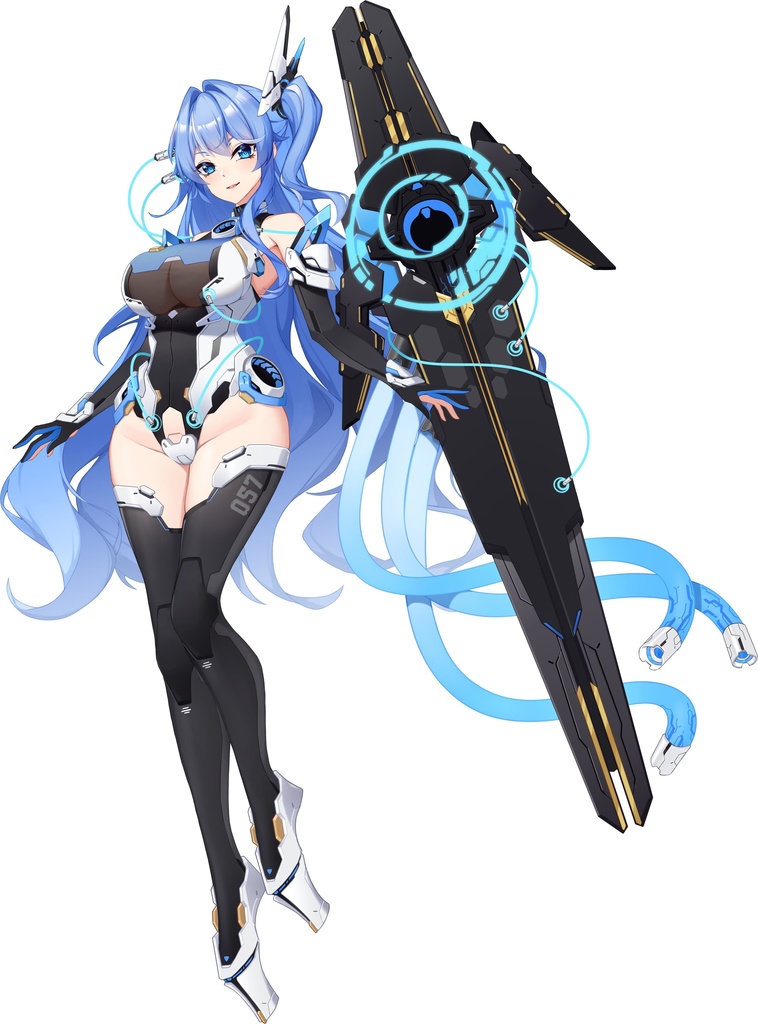 Live2Dモデル&PSD-code057-配布-Please click the like button