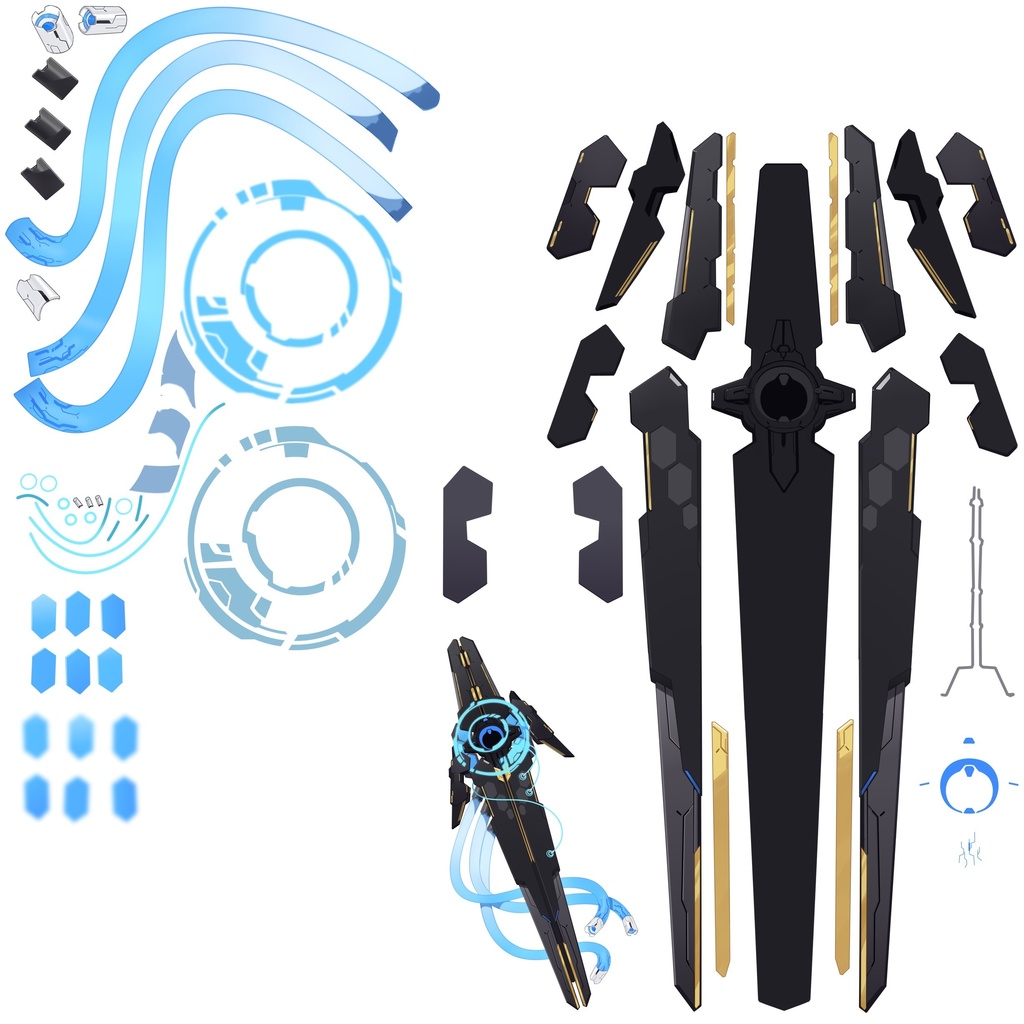 Live2Dモデル&PSD-code057-配布-Please click the like button