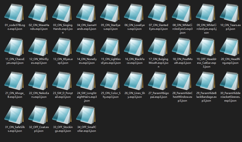 【Live2D cmo3モデル】code378_MP_v2.0 _Project file