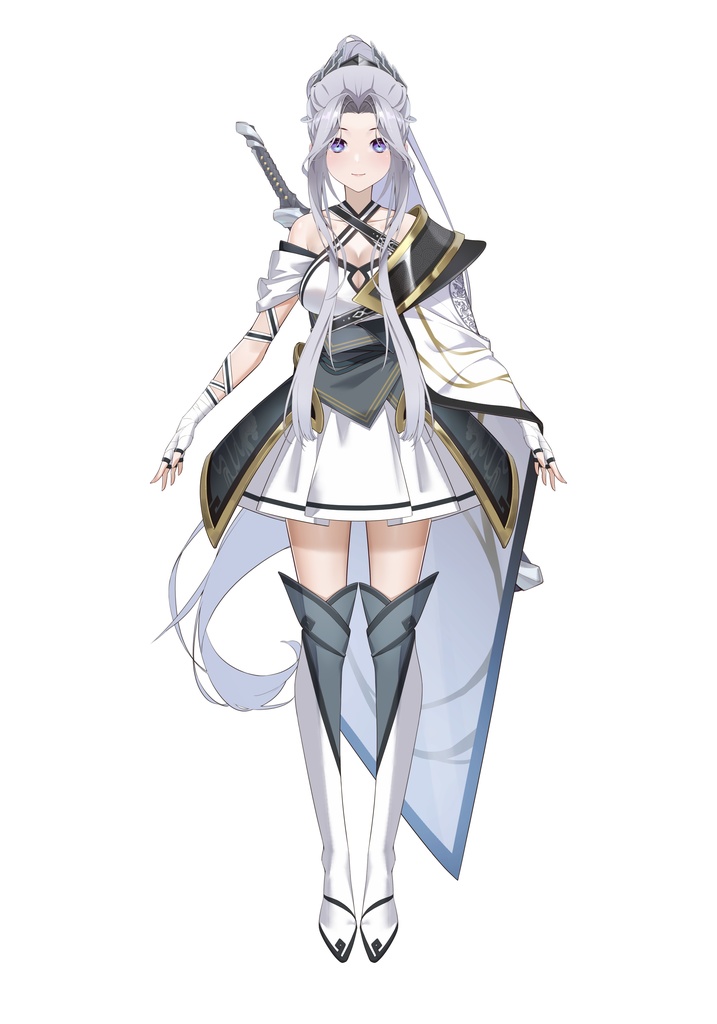 【新·中華武侠風】Live2Dモデル-code069独孤冰兰-配布-