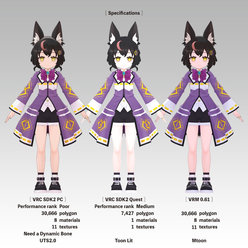 【終売】オリジナル3Dモデル『占い師ちゃん』