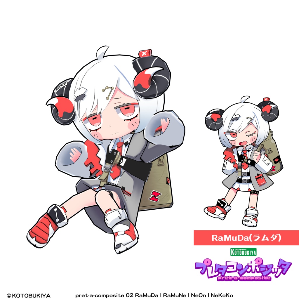 【オリジナル3Dモデル】 RaMuDa #プレタコンポジッタ