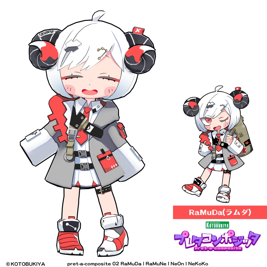 【オリジナル3Dモデル】 RaMuDa #プレタコンポジッタ