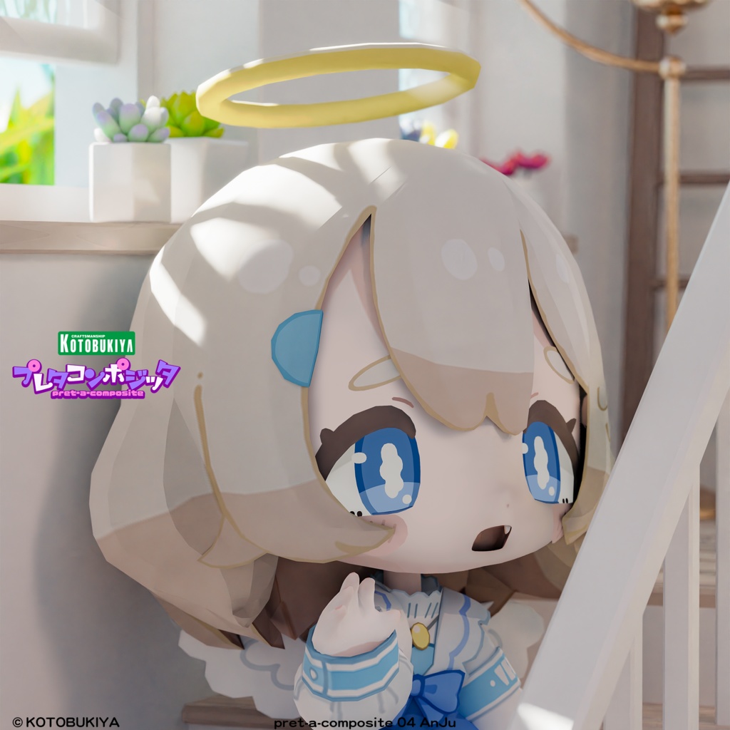 【オリジナル3Dモデル】 AnJu #プレタコンポジッタ