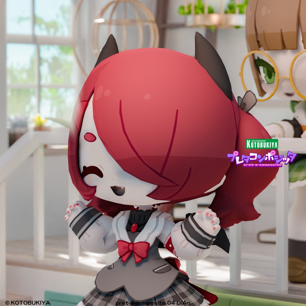 【オリジナル3Dモデル】 AnJu #プレタコンポジッタ