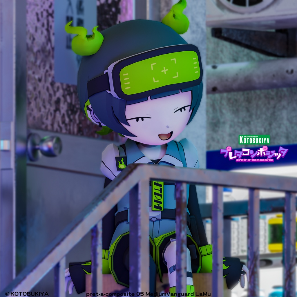 【オリジナル3Dモデル】 メディウムヴァンガード #プレタコンポジッタ