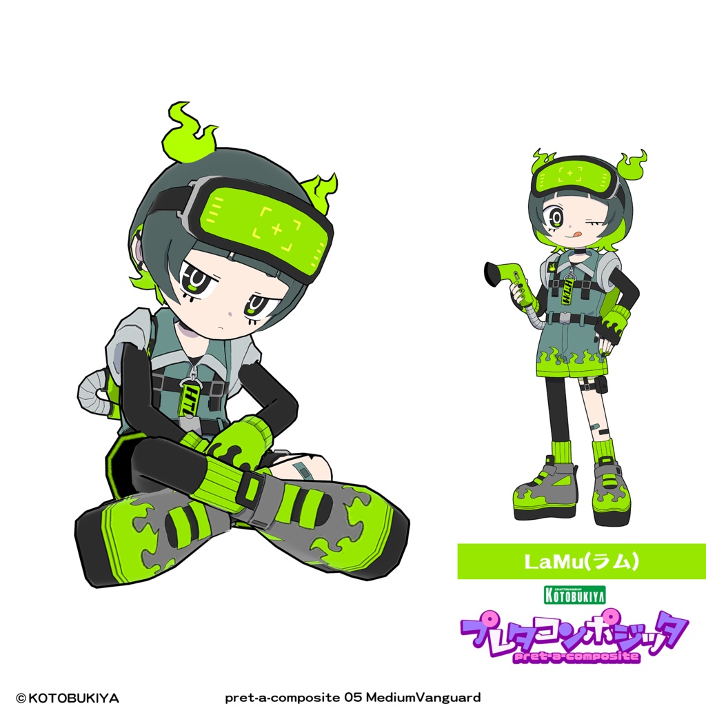 【オリジナル3Dモデル】 メディウムヴァンガード #プレタコンポジッタ