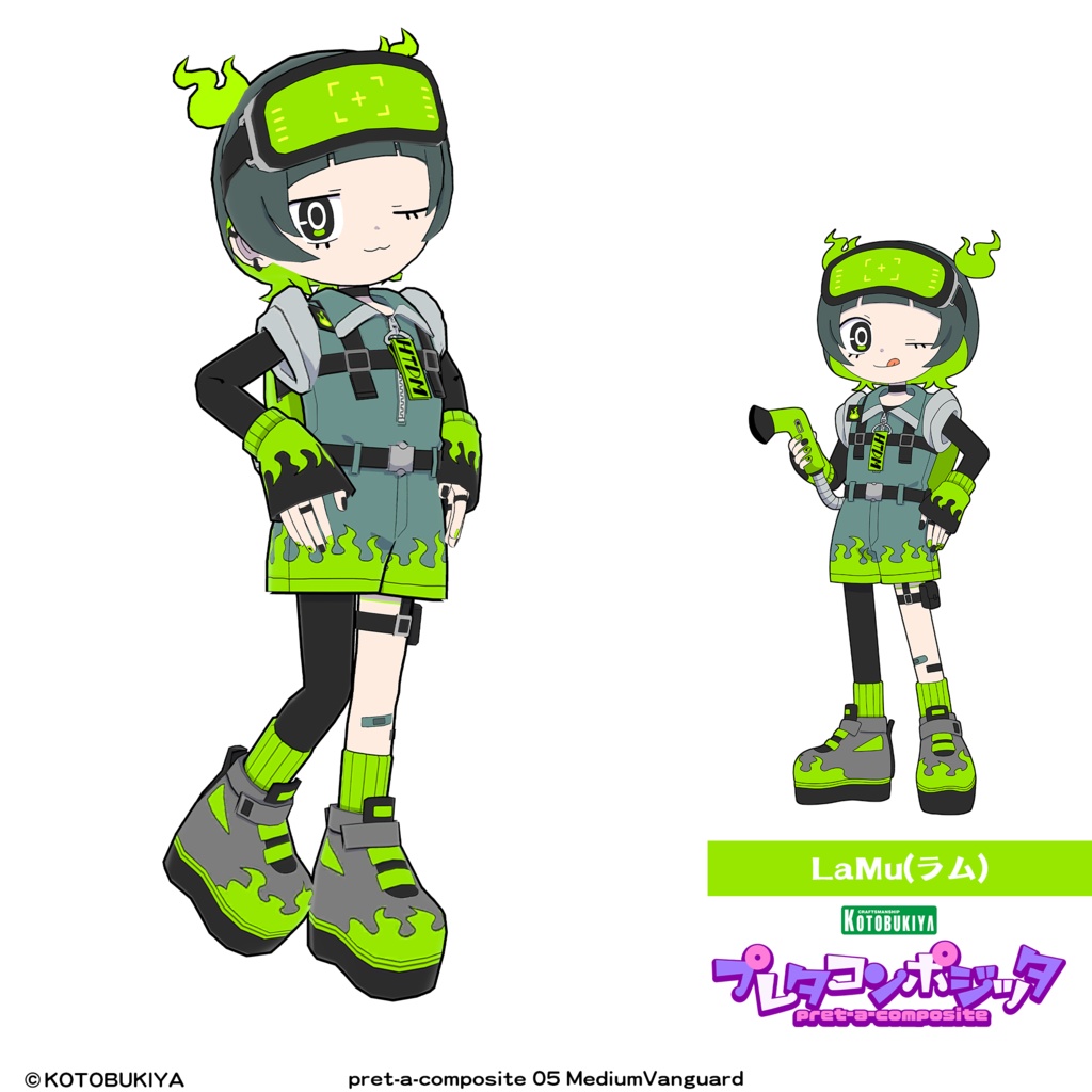 【オリジナル3Dモデル】 メディウムヴァンガード #プレタコンポジッタ