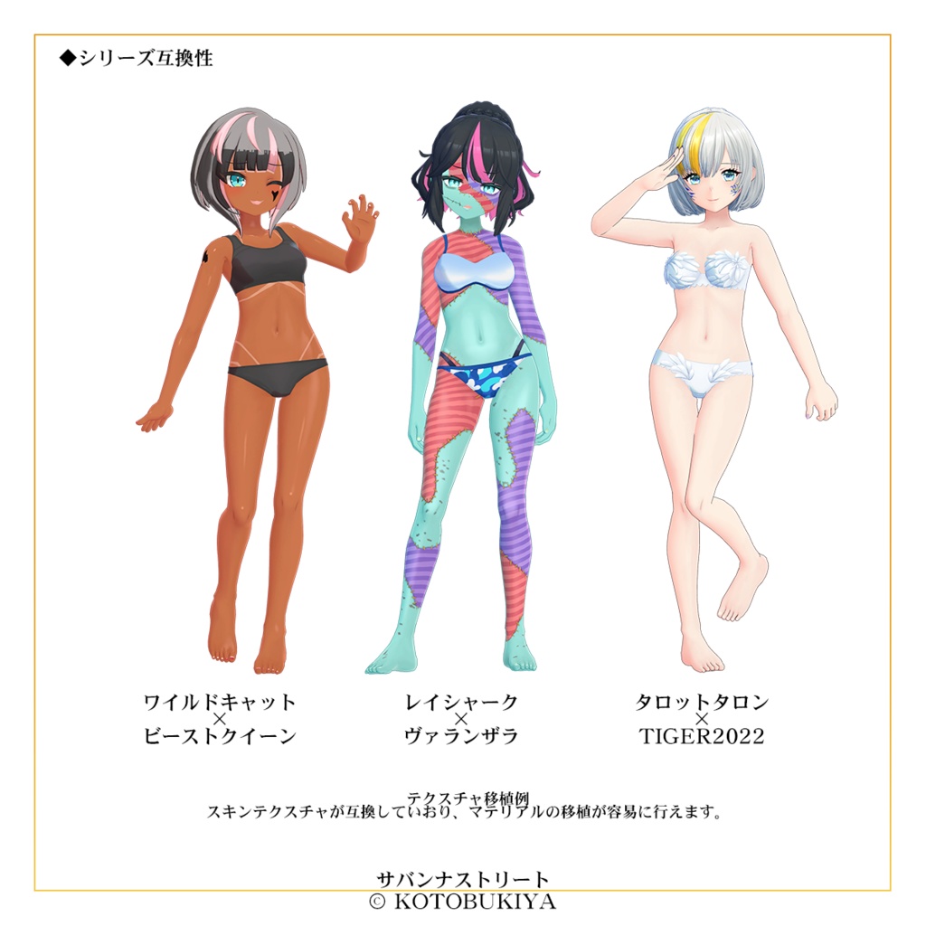 【オリジナル3Dモデル】 イリオ1.2 タロットタロンコーデ #サバンナストリート