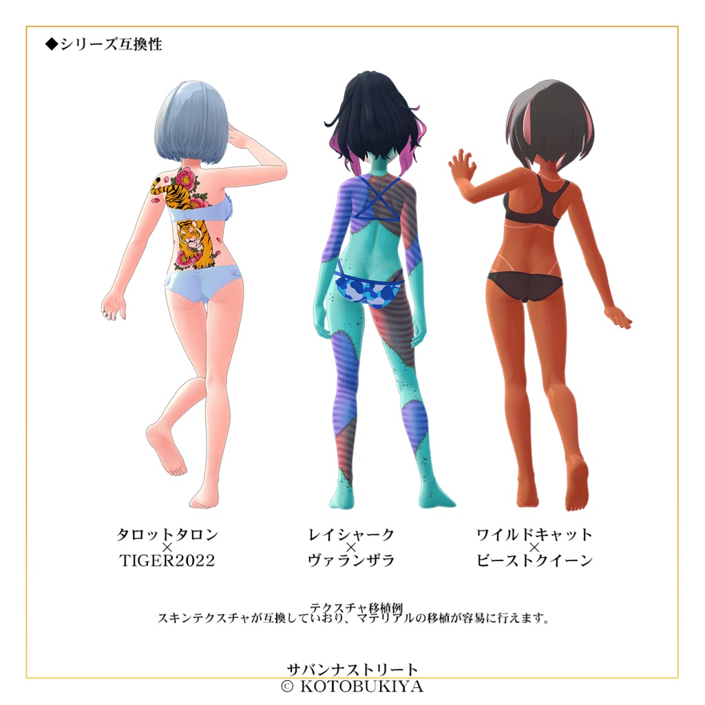 【オリジナル3Dモデル】 イリオ1.2 タロットタロンコーデ #サバンナストリート