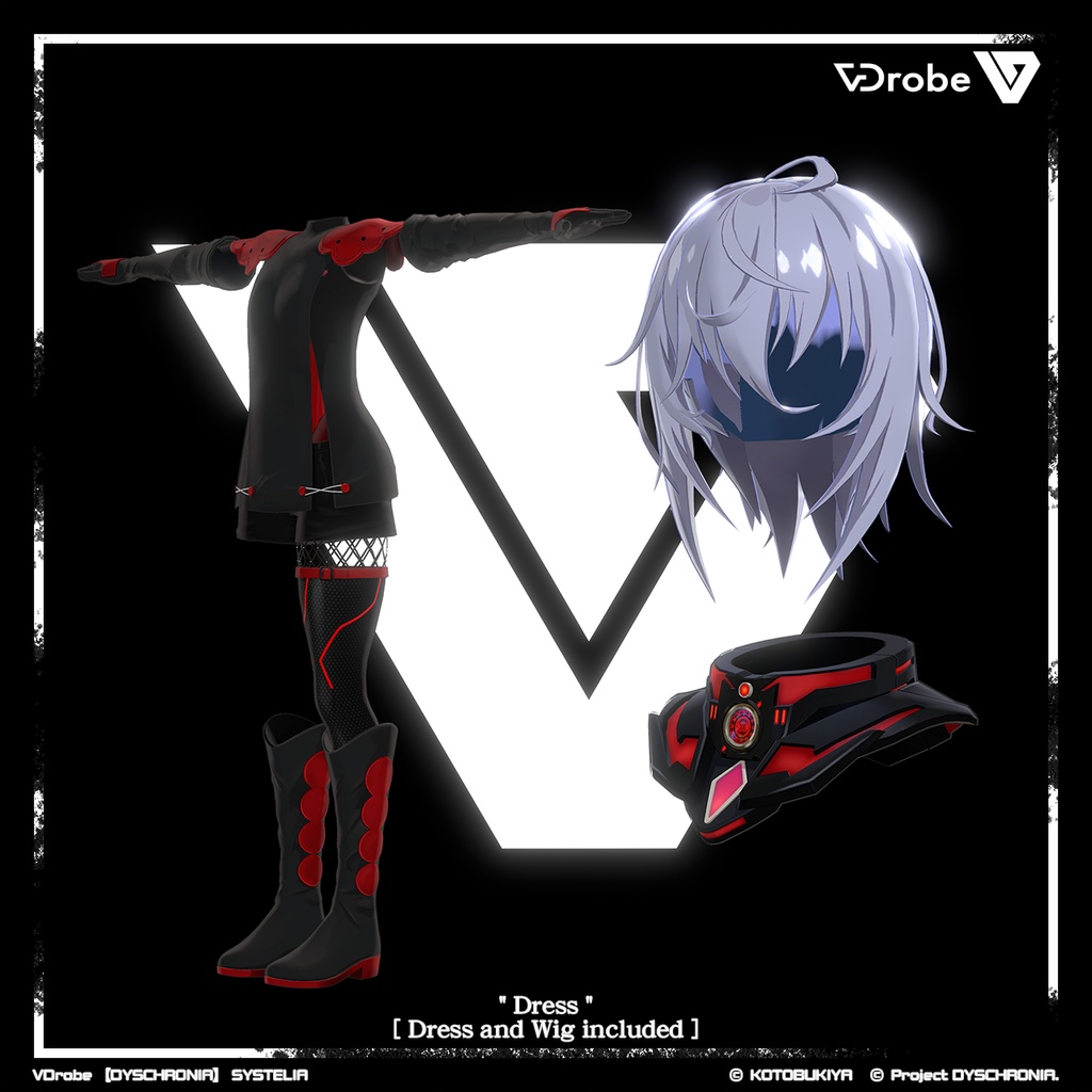 オリジナル3Dモデル VDrobe【ディスクロニア】システリア