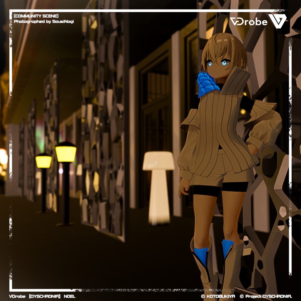 オリジナル3Dモデル VDrobe【ディスクロニア】ノエル