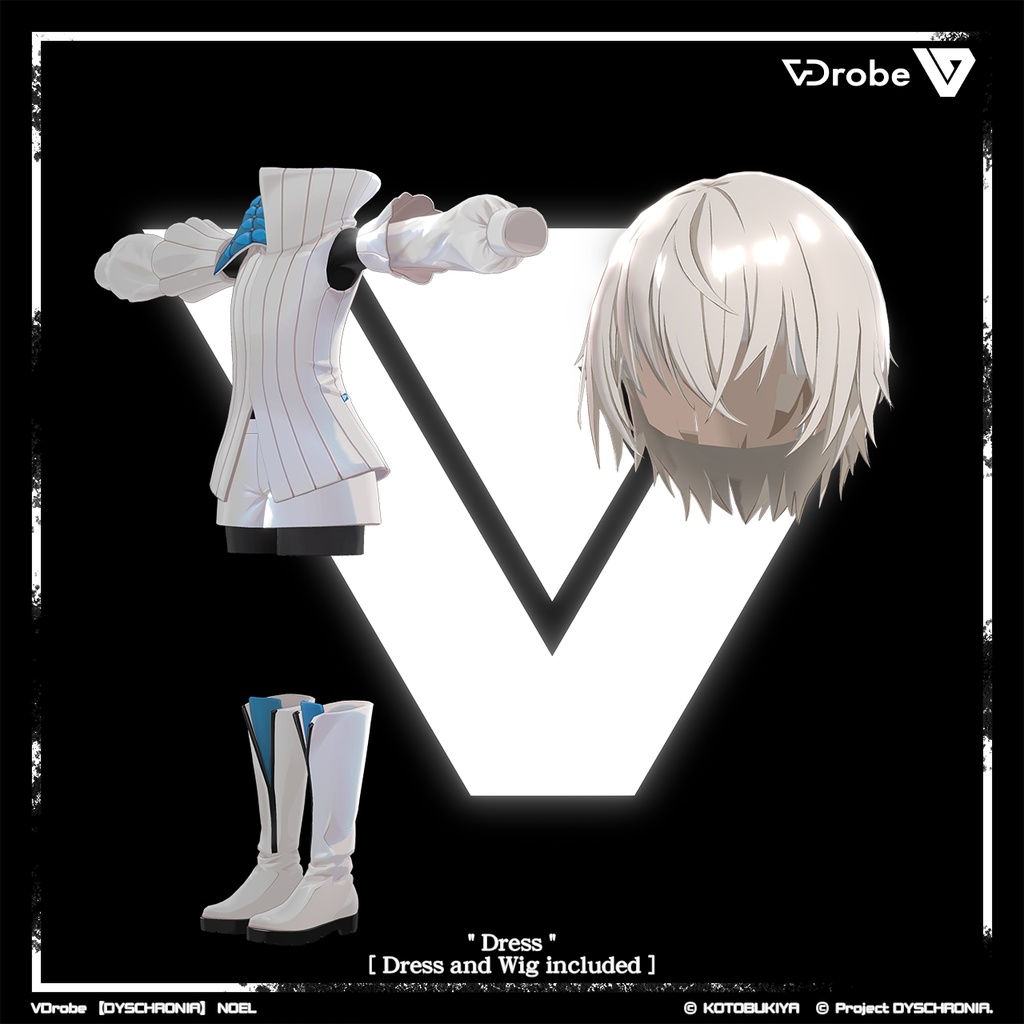 オリジナル3Dモデル VDrobe【ディスクロニア】ノエル