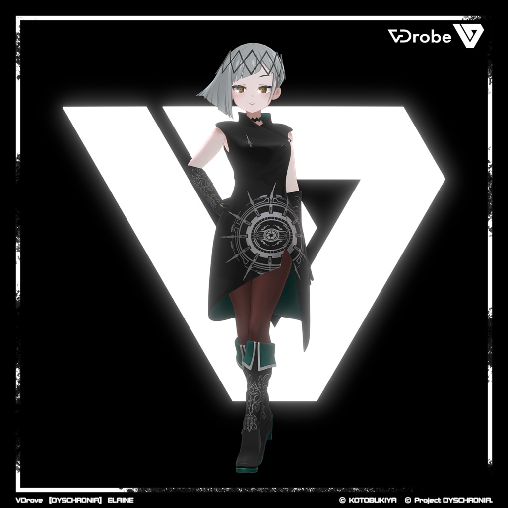 オリジナル3Dモデル VDrobe【ディスクロニア】エレイン
