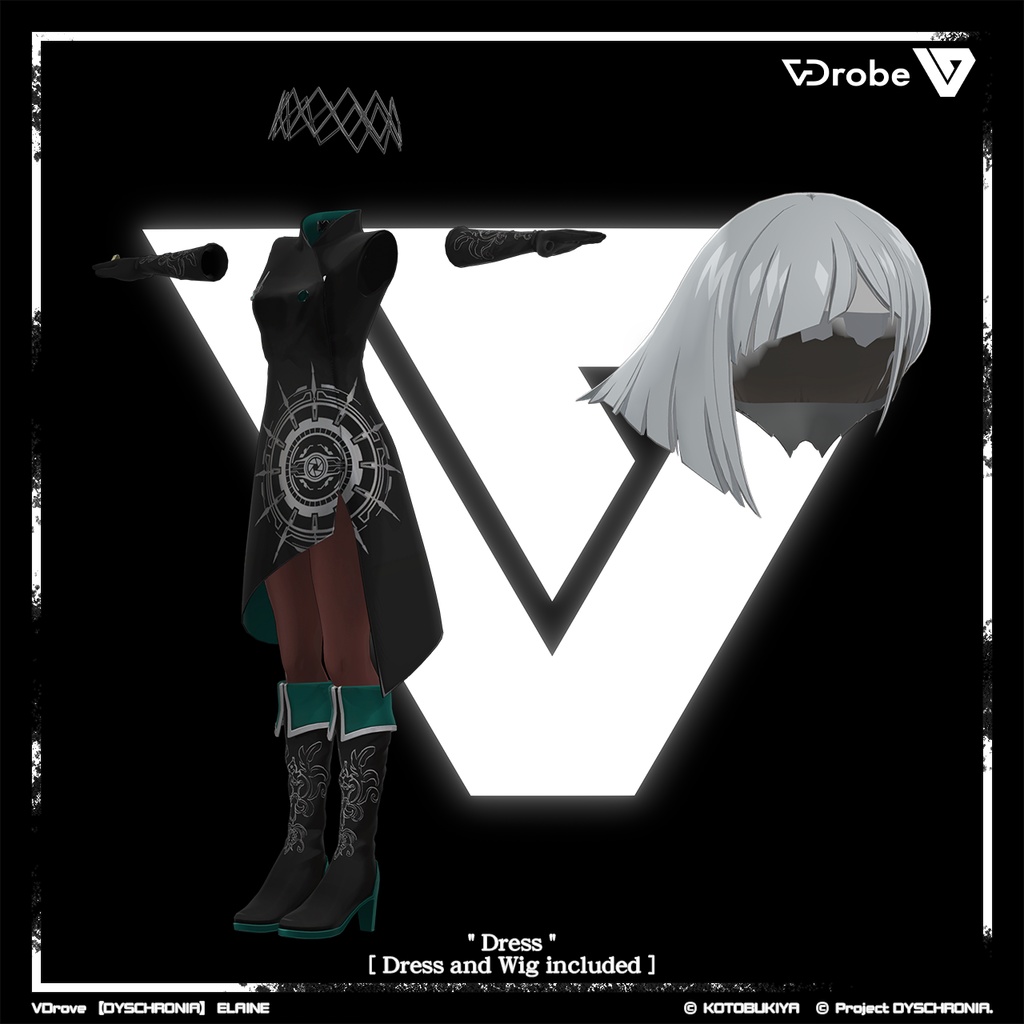 オリジナル3Dモデル VDrobe【ディスクロニア】エレイン