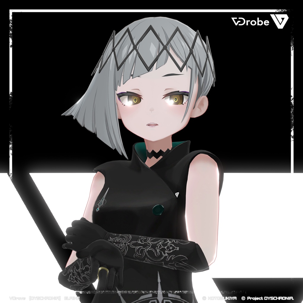 オリジナル3Dモデル VDrobe【ディスクロニア】エレイン