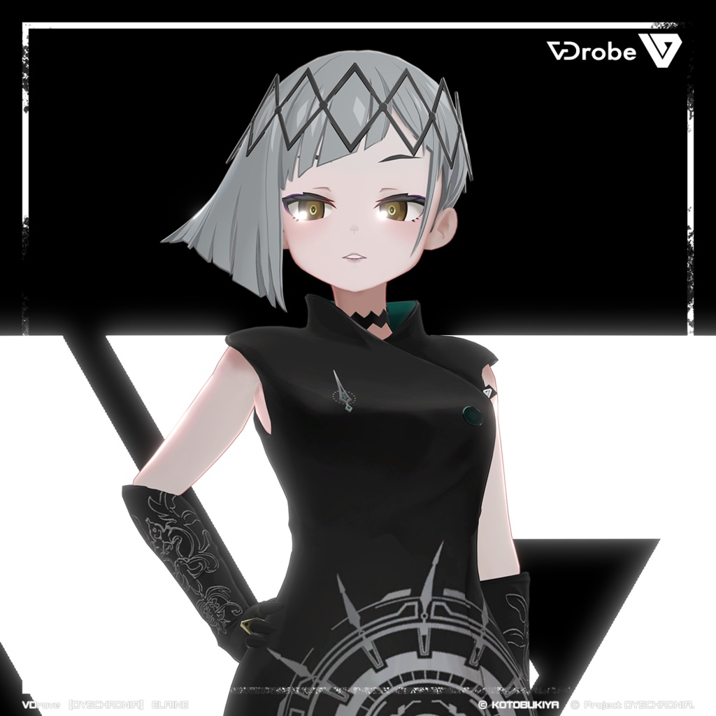 オリジナル3Dモデル VDrobe【ディスクロニア】エレイン