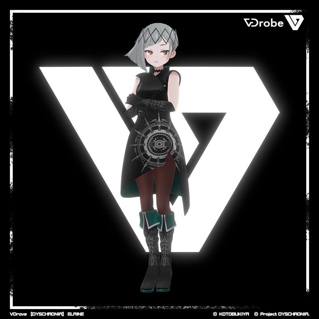 オリジナル3Dモデル VDrobe【ディスクロニア】エレイン
