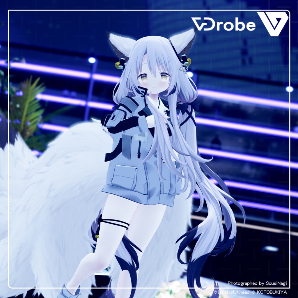 【VDrobe】サバンナストリート ワイルドキャットパーカーセット【複数アバター対応】