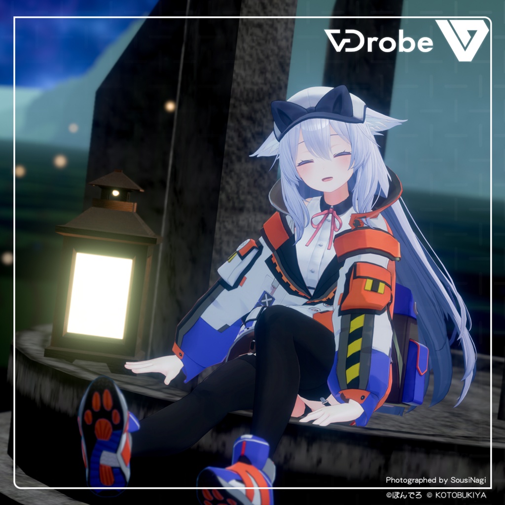 【VDrobe】サバンナストリート ワイルドキャットパーカーセット【複数アバター対応】