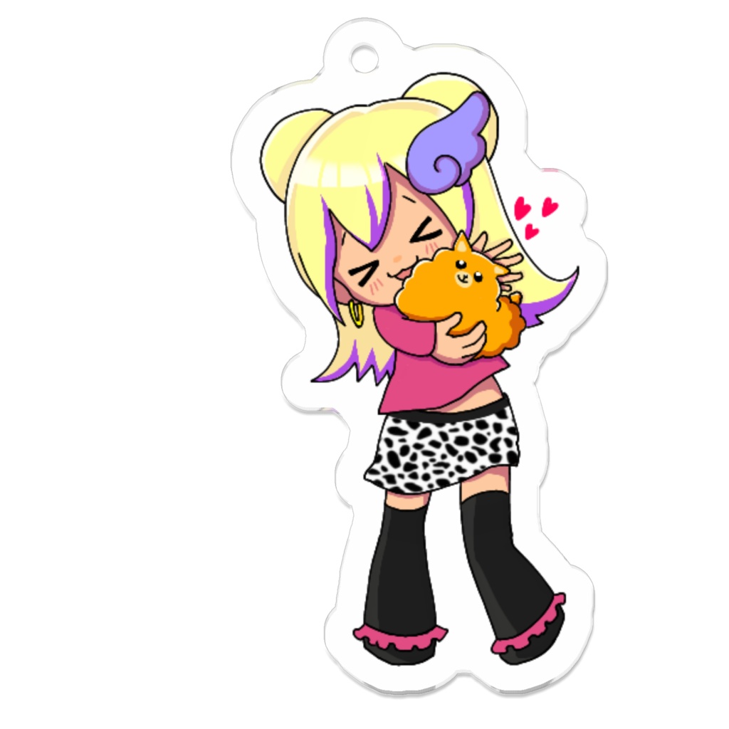 ぽめやまぺじこ アクリルキーホルダー 001