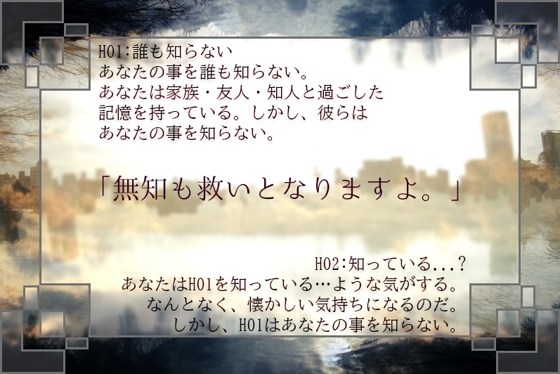 誰も君を知らない(CoC6版)