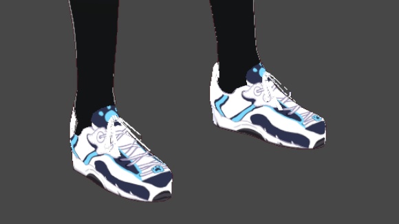 blue sneakers for Vroid