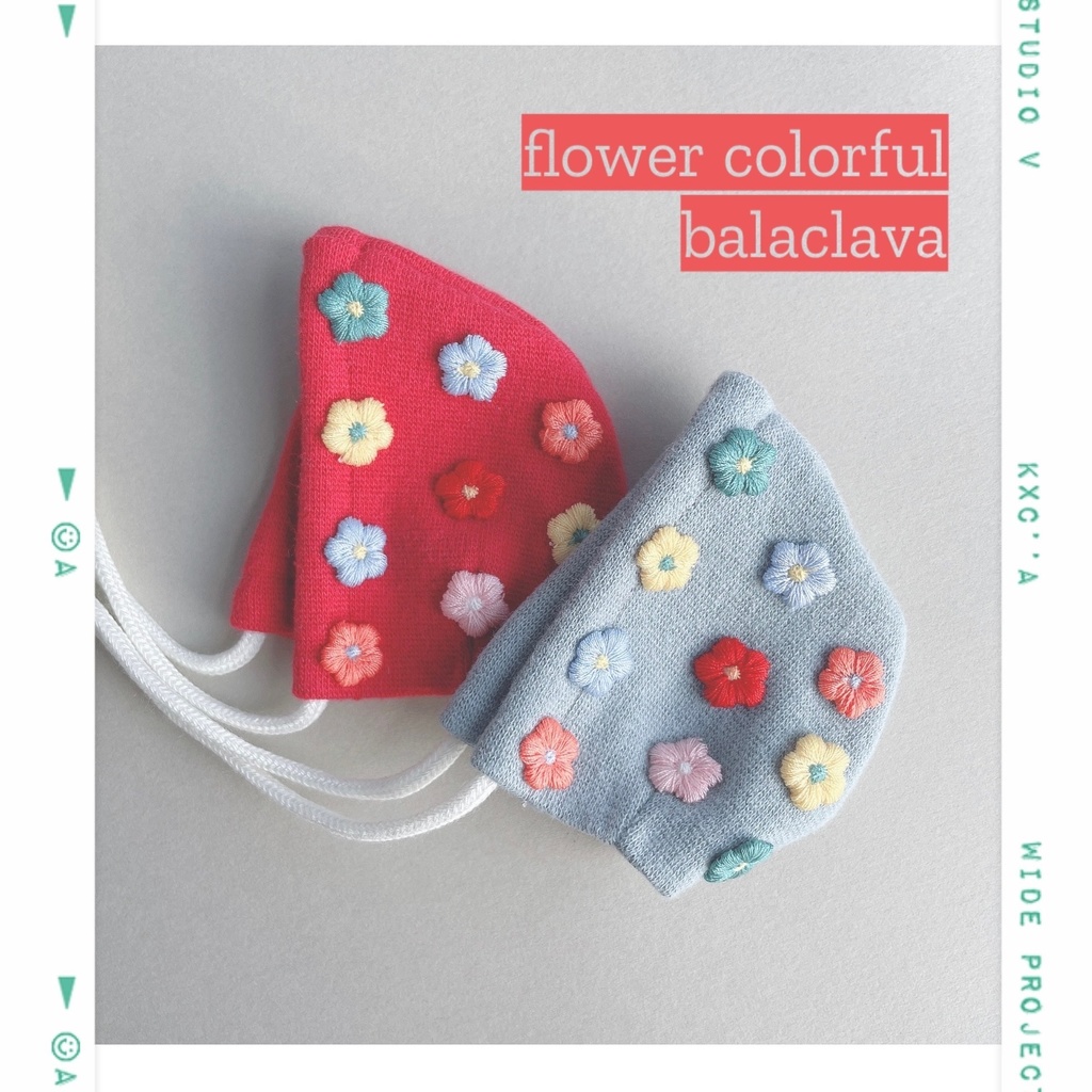 flower colorful balaclava