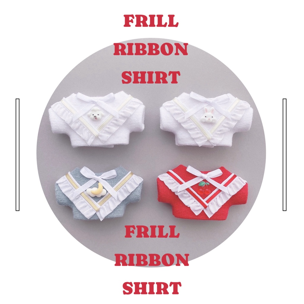 FRILL RIBBON SHIRT🎀