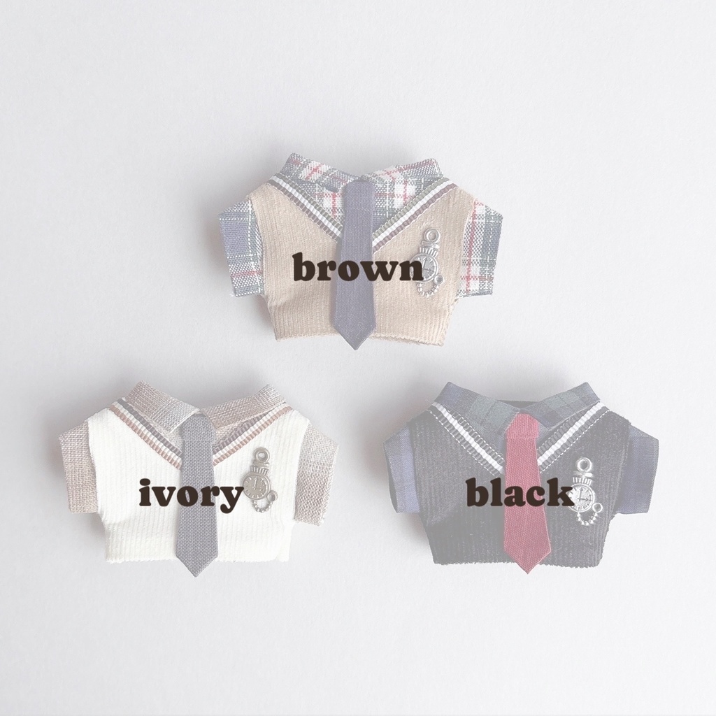 school clock vest shirt🏫