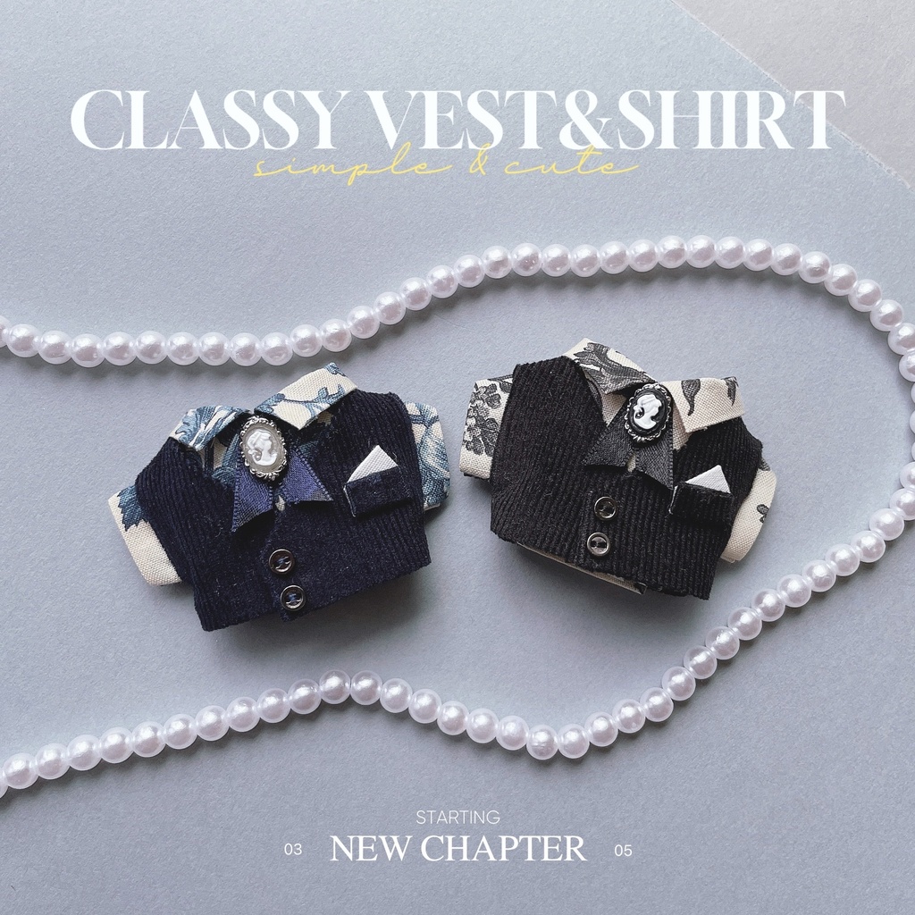 classy vest&shirt♠️♣️