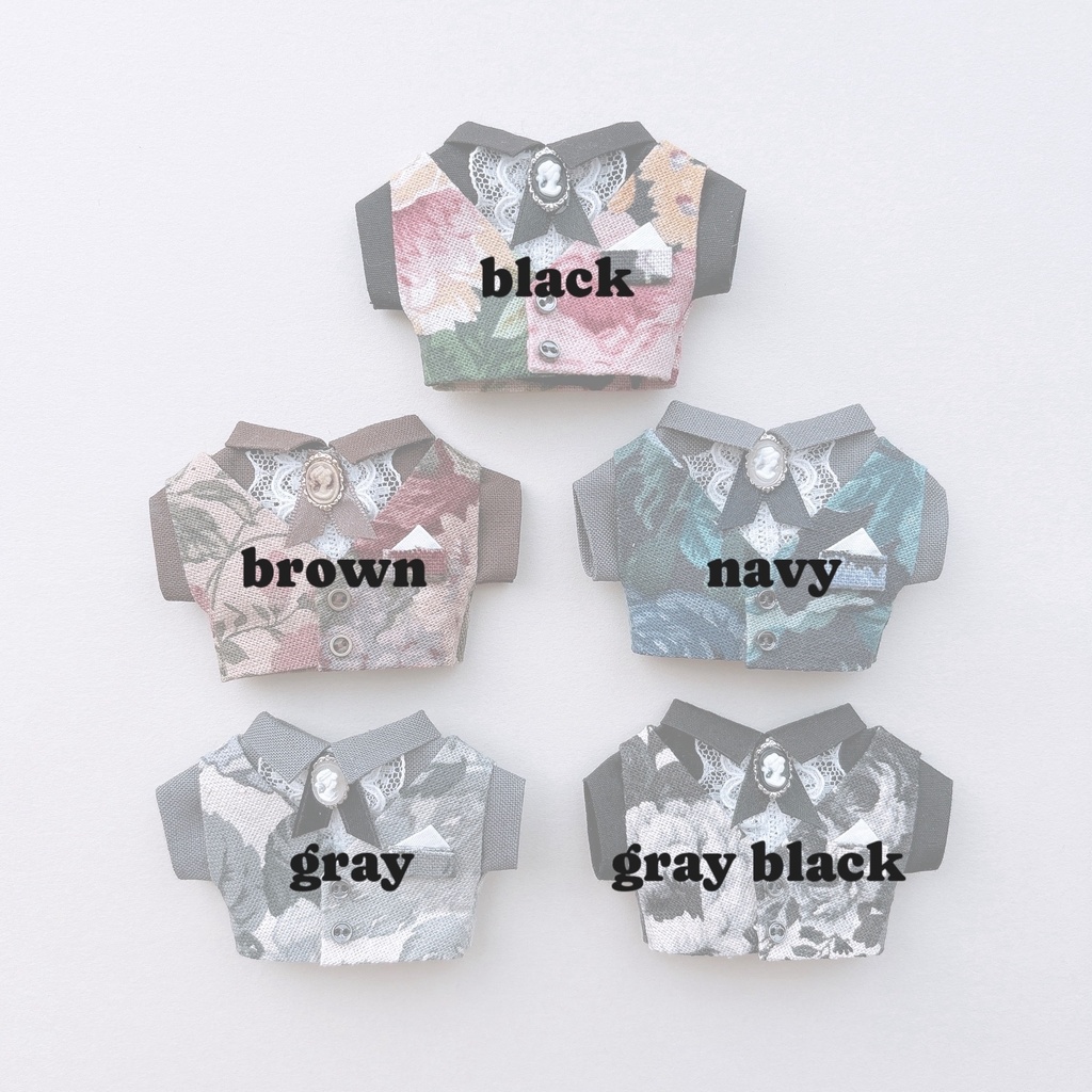 Flower retro vest&shirt💐