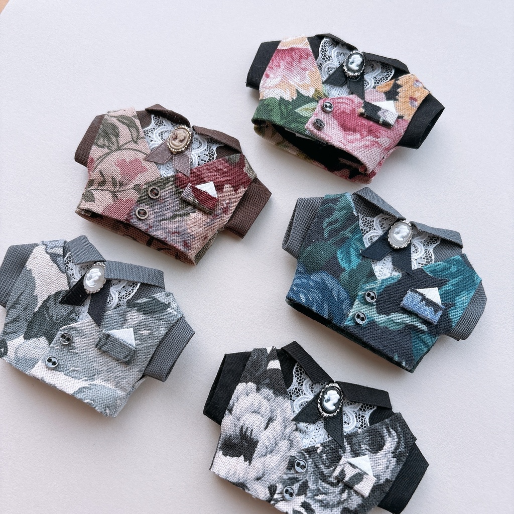 Flower retro vest&shirt💐