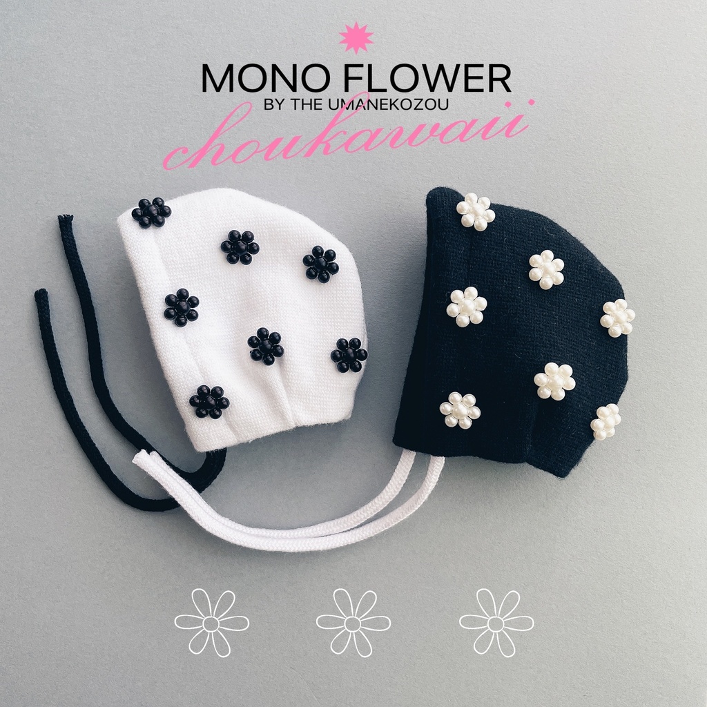 mono flower balaclava🐕‍🦺🐩