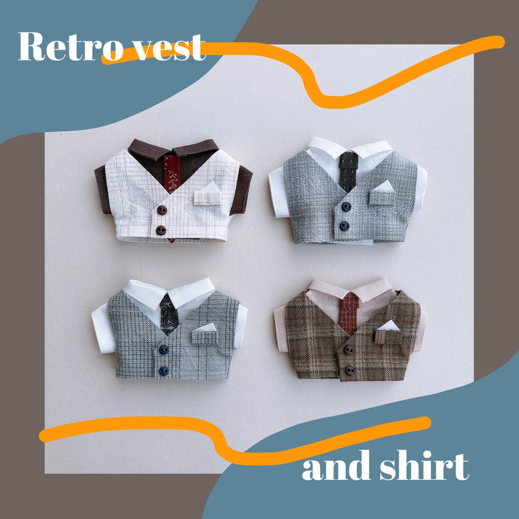 Retro vest and shirt🌷
