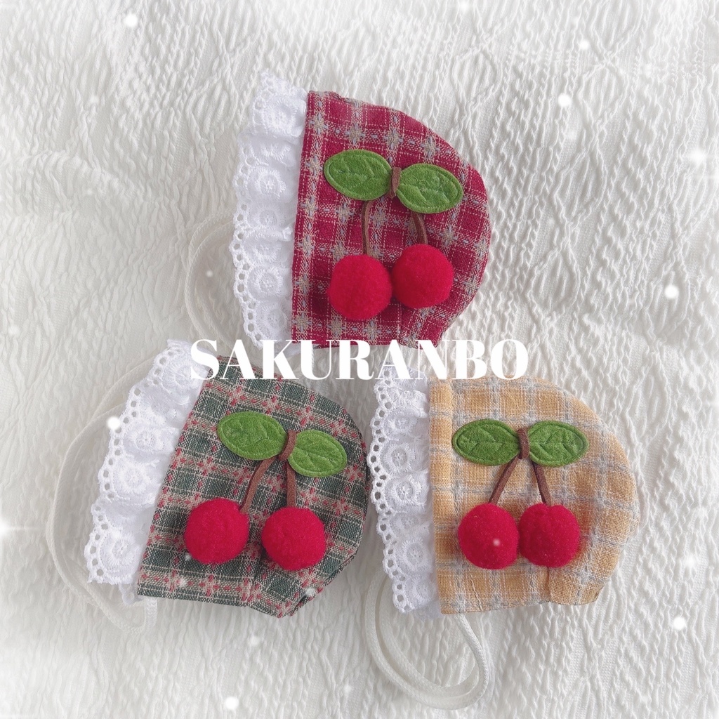 さくらんぼフリルバラクラバ🍒