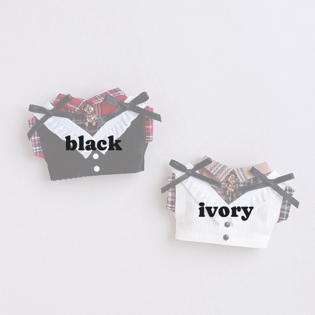 British frill vest&shirt🍫