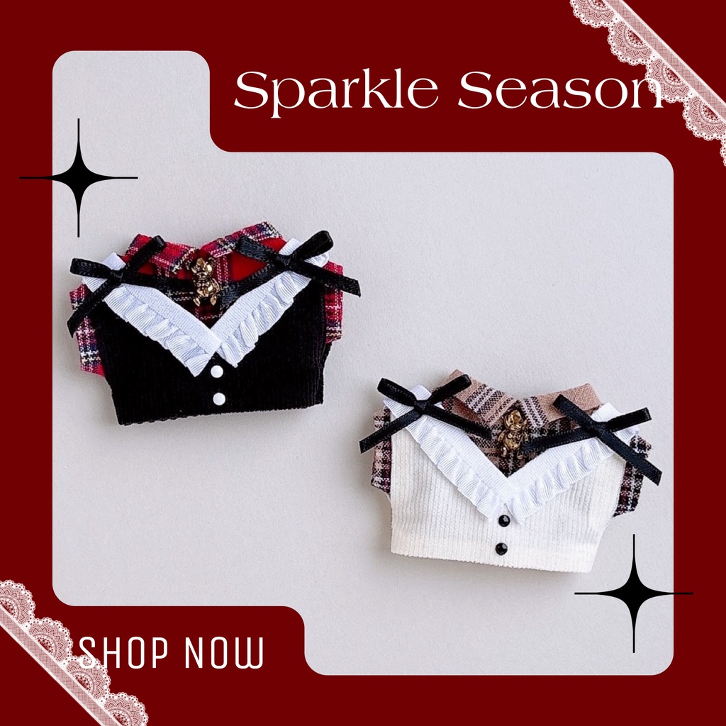 British frill vest&shirt🍫