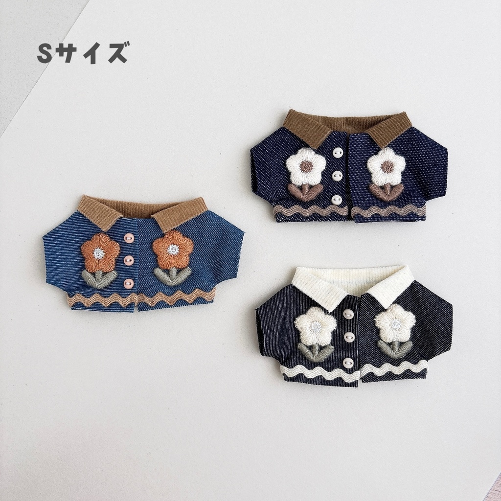 flower denim jacket🌼