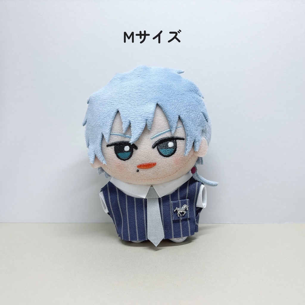 丸襟ストライプベスト&シャツ