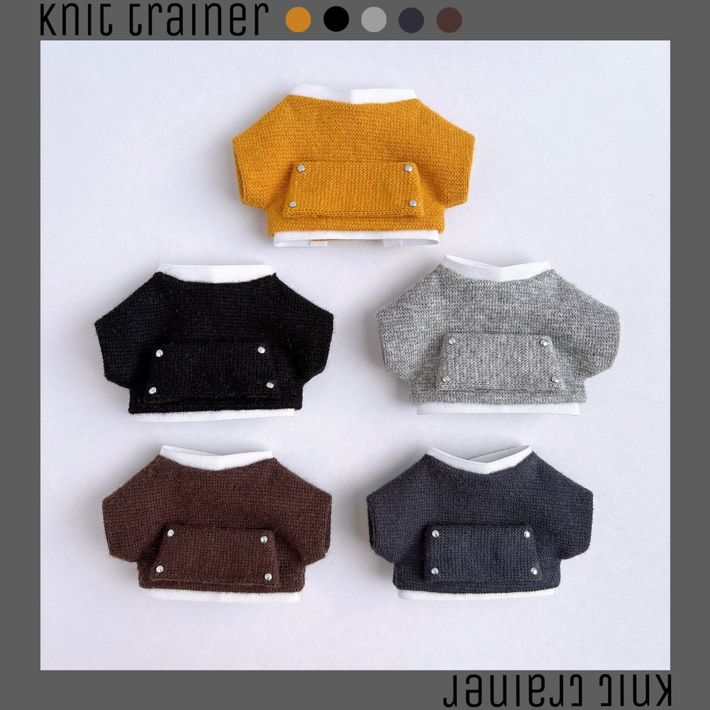 シンプルニットトレーナー