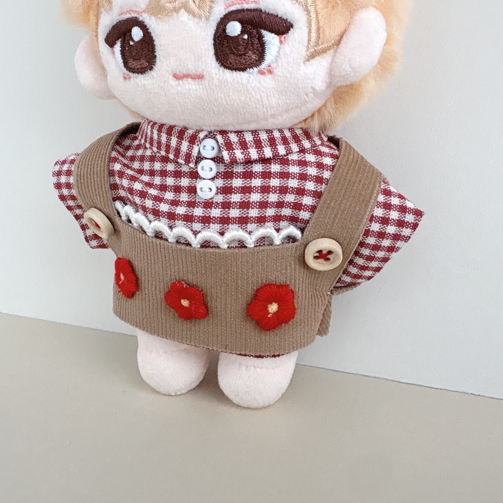 Flower gingham vest&shirt🧺🌷