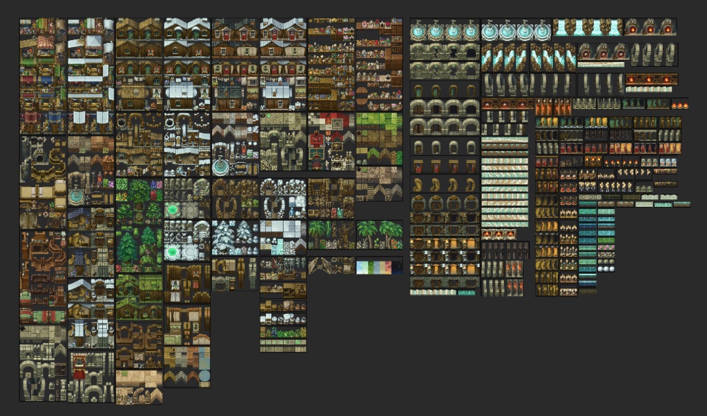グリッドマップタイル素材集Pro