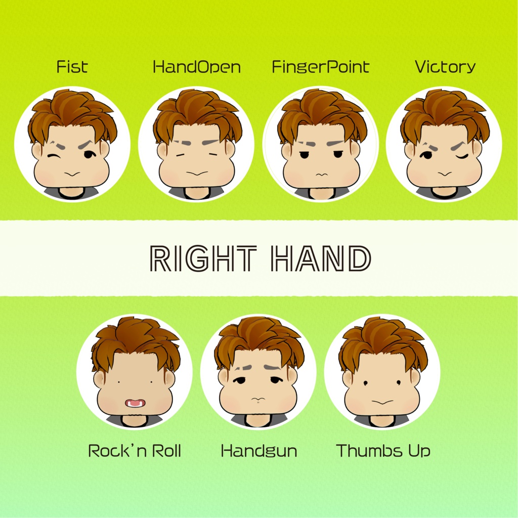 【 オリジナル3Dモデル 】ひっぷほっぺ - HipHoppe -