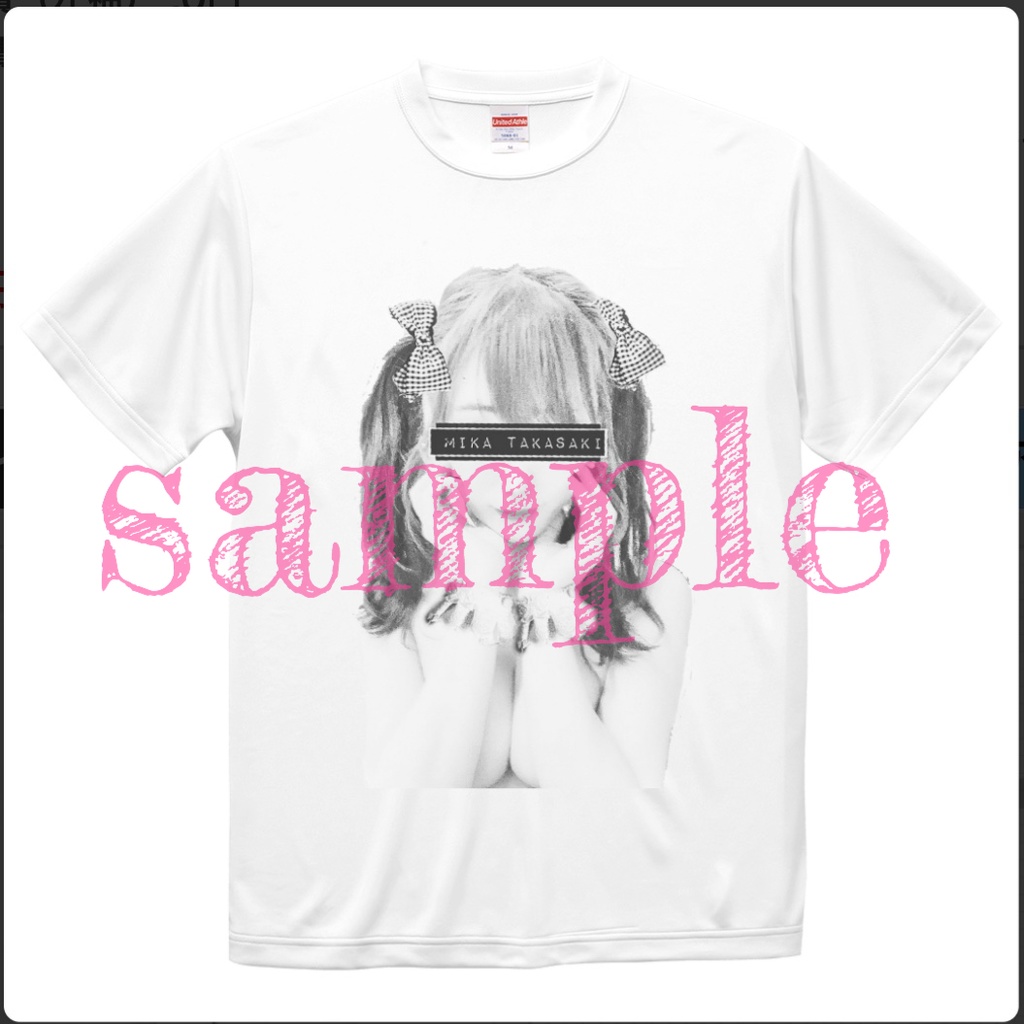 mika takasaki T-shirt(WHITE)