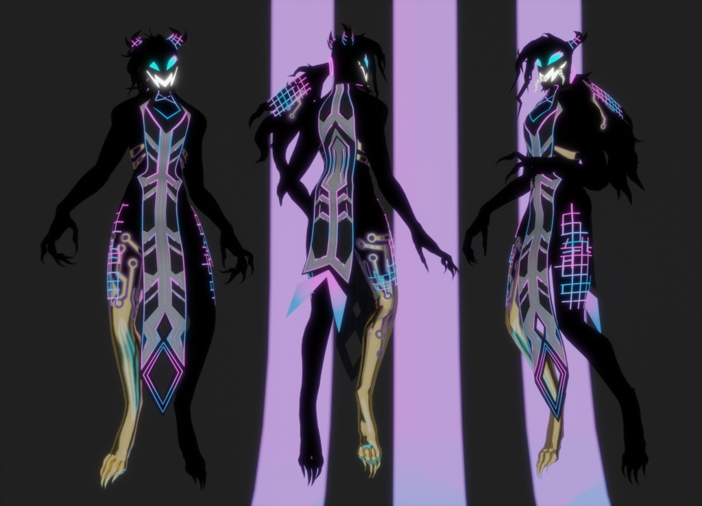 GALILEO Cyber Demon/Cryptid for VRC/VRChat 👾😈