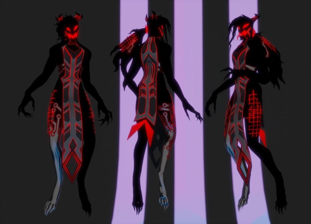 GALILEO Cyber Demon/Cryptid for VRC/VRChat 👾😈