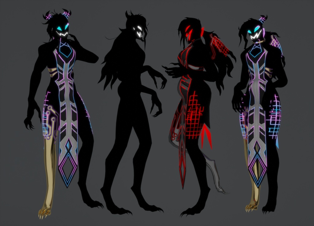 GALILEO Cyber Demon/Cryptid for VRC/VRChat 👾😈