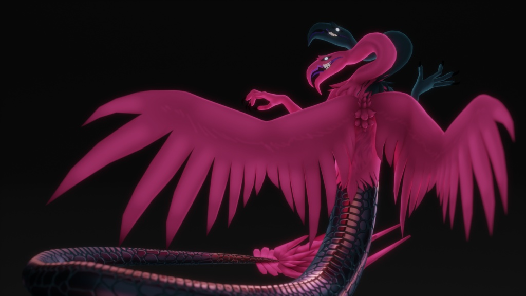 GALILEO || 🐍 Glutton the Wyrmingo 🦩 for VRC (HALLOWEEN)